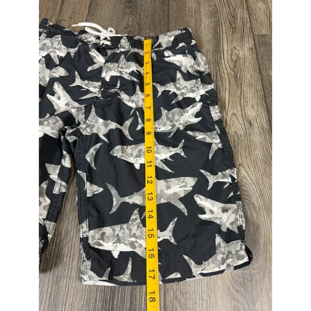 Trunks Surf Swim Co Shark Camo Board Shorts Black Gray Medium Mens Swim Trunks
